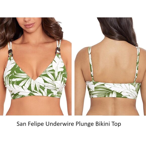 NWT Skinnydippers Womens Bandeau Halter Scarf Bikini Tops Size S-XL $100 12HL882 - Picture 5 of 6